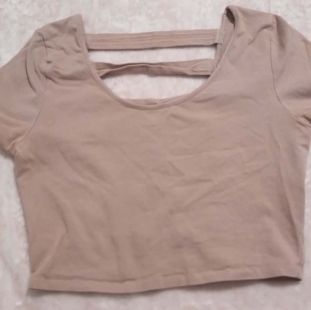 Pink crop top